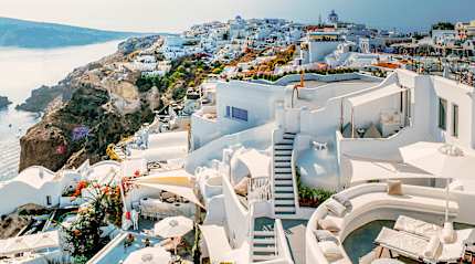 Santorini.