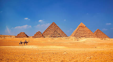 Pyramids of Egypt on the Giza Plateau