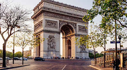 One of the iconic places of Paris - Arc de Triomphe