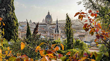 View from Pincio Hill, Rome.
