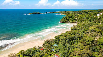 Tropical beach in Bocas del Toro, Panama