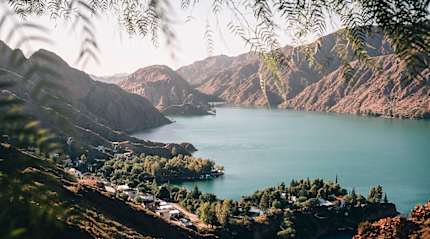 Embalse of San Rafael in Mendoza, Argentina.