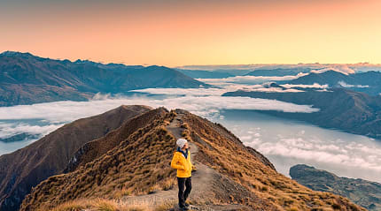 Mountain in the Wana region, New Zealand