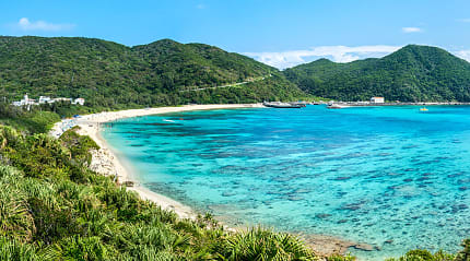 Aharen Beach in Okinawa, Japan