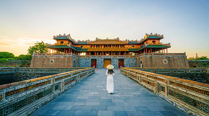 The Hue Citadel in Hue, Vietnam