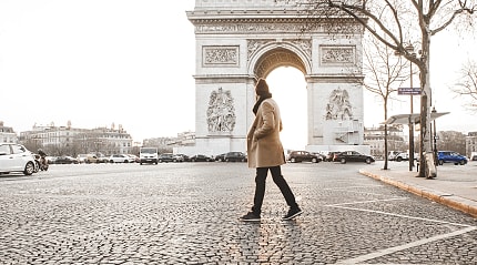 Arc de Triomphe in Paris, France