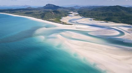 Hill Inlet at Whitehaven Beach, Australia