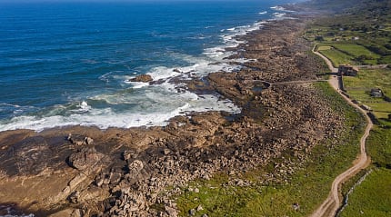 A segment of the Coastal Camino, Portugal.