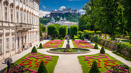 Mirabell Gardens in Salzburg, Austria