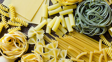 Types of Italian pasta