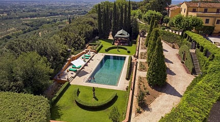 Luxurious Villa accommodations in the Tuscan hills of Florence, Italy