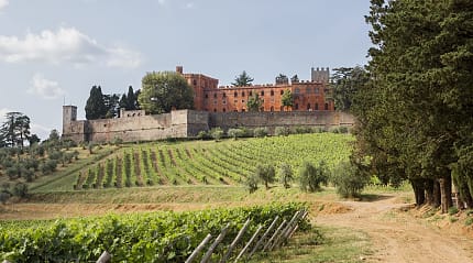 Castello di Brolio in Gaiole, Italy.