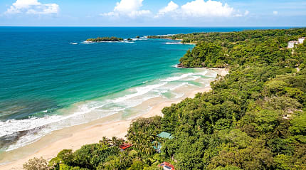 Tropical beach in Bocas del Toro, Panama