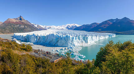 Perito Moreno Glacier in Los Glaciares National Park in Argentine Patagonia