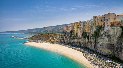 Tropea Beach in Calabria, Italy