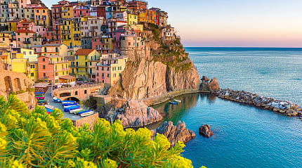Cliffside Manarola Village in the Cinque Terre, Italy