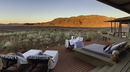 Luxury hotel in Namibia.