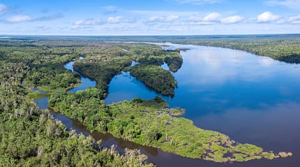 Xingu River in the Amazon, Brazil