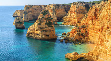 Praia da Rocha in Algarve, Portugal