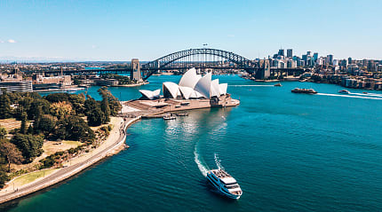 Ferry in Sydney Harbor, Australia