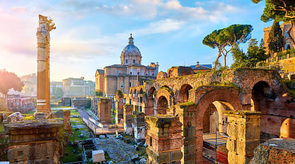 Roman Forum in Italy
