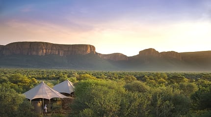 Tented suite at Marataba Safari Lodge in South Africa