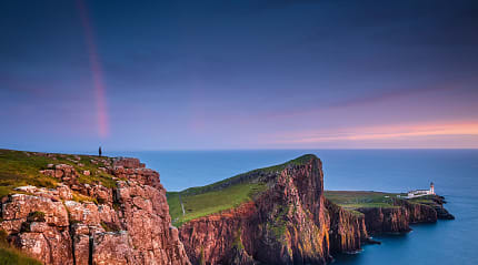 Neist Point Lighthouse on the Isle of Sky, Scotland