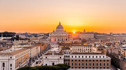 St. Peter's Basilica in Rome, Italy.