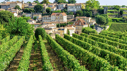 Saint Emilion Village in Bordeaux, France