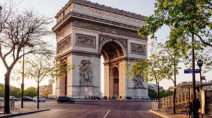 One of the iconic places of Paris - Arc de Triomphe