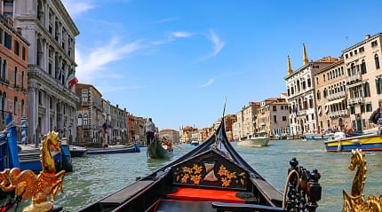 Gondola ride on the Grand Canal in Venice