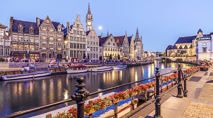 Canal in Ghent, Belgium