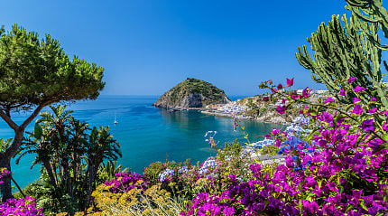 Sant'Angeli village on the Tyrrhenian sea, Ischia, Italy