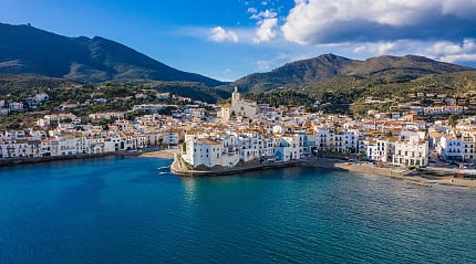 Beach town of Cadaqués in Catalonia, Spain