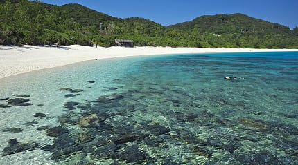 Furuzamami Beach on Zamami Island, Japan