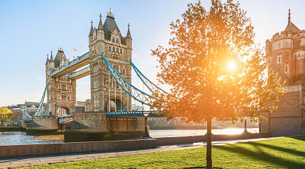 Tower Bridge in London, England