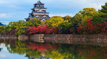 Hiroshima Castle in Japan