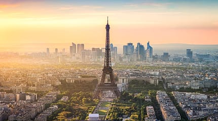 Eiffel Tower in Paris, France