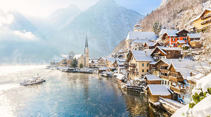 Winter in Hallstatt, Austria