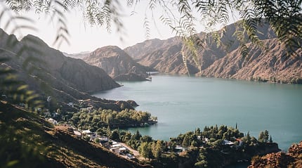 Embalse of San Rafael in Mendoza, Argentina. 