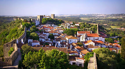 Medieval village of Obidos in Portugal