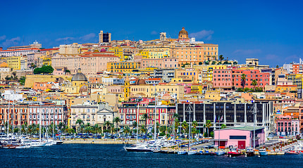 Cagliari on the island of Sardinia