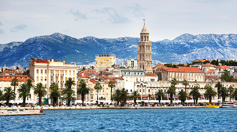 Split is a town on Croatia’s Dalmatian Coast. Split is a town on Croatia’s Dalmatian Coast.