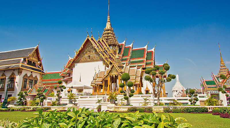 The Royal Palace in Bangkok, Thailand The Royal Palace in Bangkok, Thailand