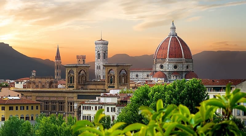 Cathedral of Saint Mary of the Flower in Florence in Italy Cathedral of Saint Mary of the Flower in Florence in Italy
