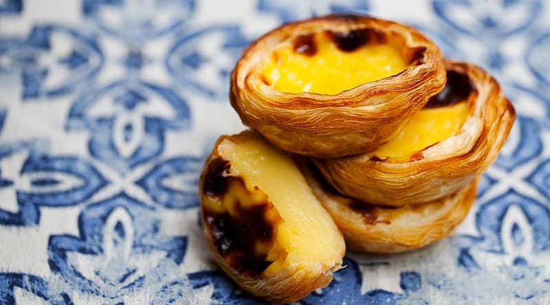 Traditional Portuguese dessert, Pastel de Nata Traditional Portuguese dessert, Pastel de Nata