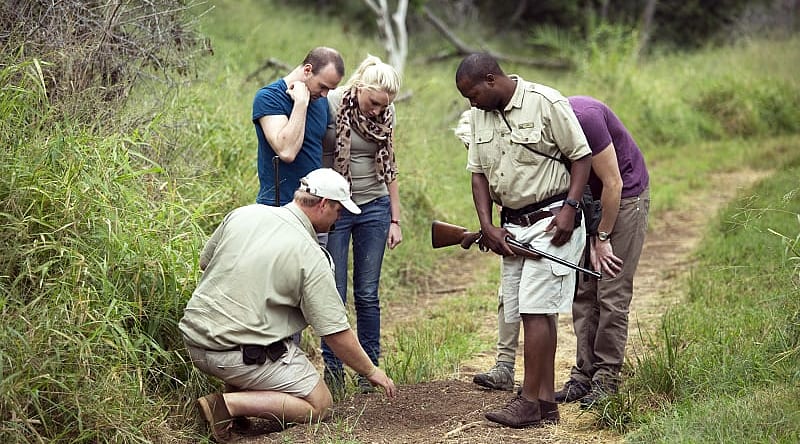 Guided walk in Greater Kruger. Photo courtesy of South Africa Tourism Guided walk in Greater Kruger, South Africa