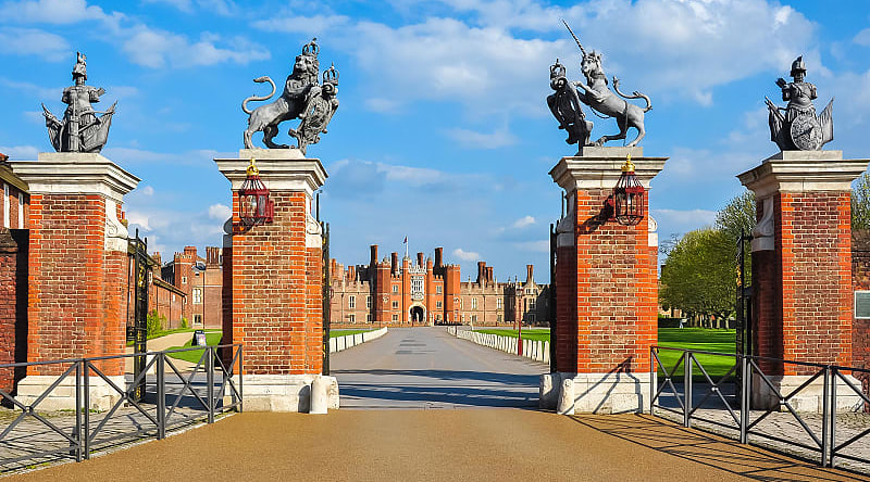 Hampton Court Palace in London, England Hampton Court Palace in London, England