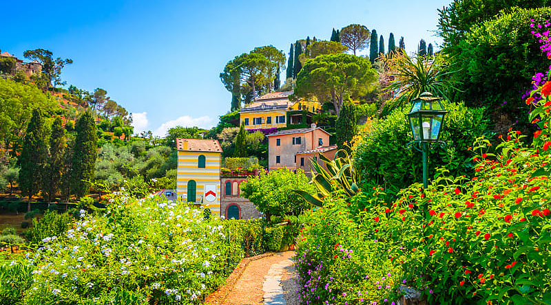 Portofino, Italy Charming and colorful neighborhood in Portofino, Italy