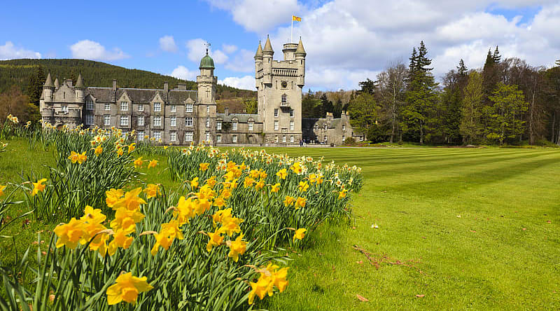 Balmoral Castle in Scotland Balmoral Castle, the Royal Family's summer home, in Scotland.